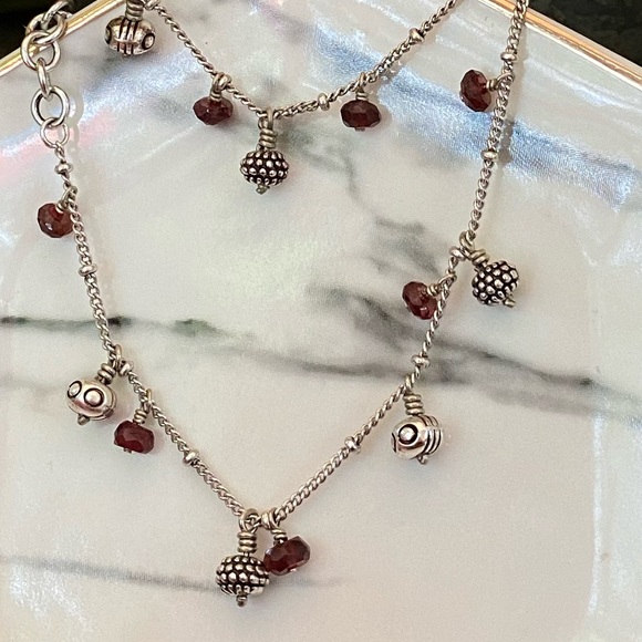 Brighton”PLAY OF LIGHT”Ultra Rare Red Garnet Set - Picture 6 of 8